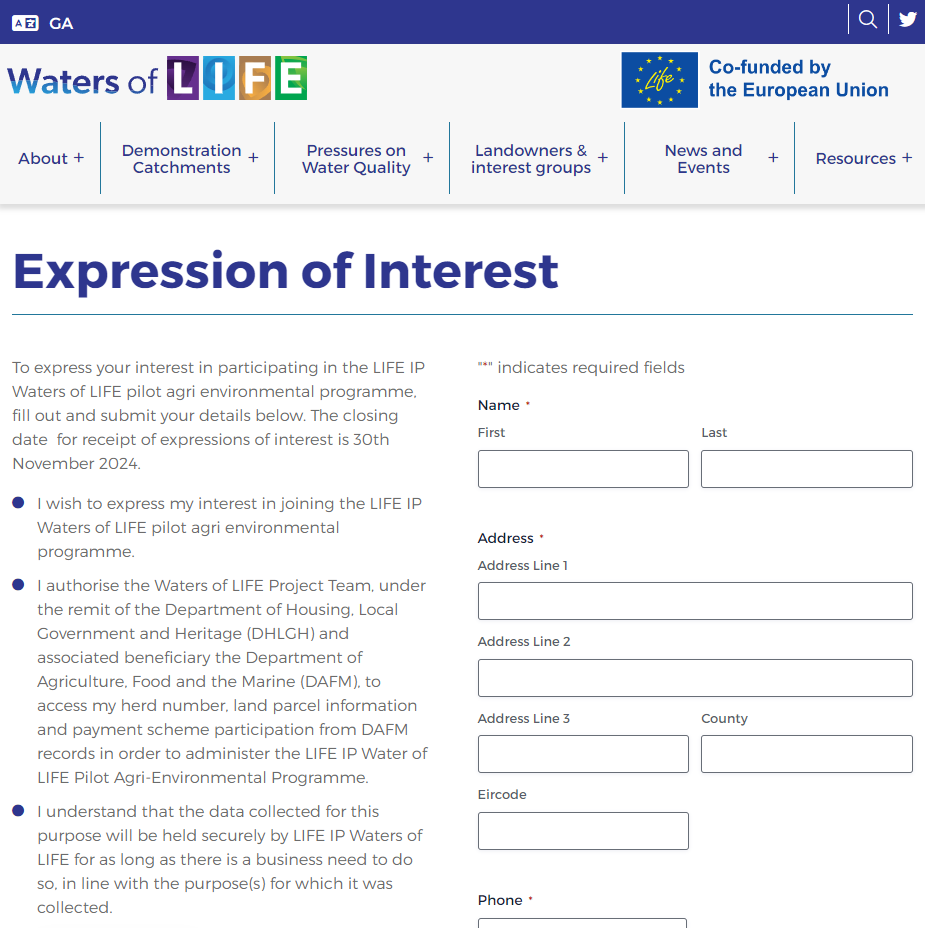 Expression of Interest Form